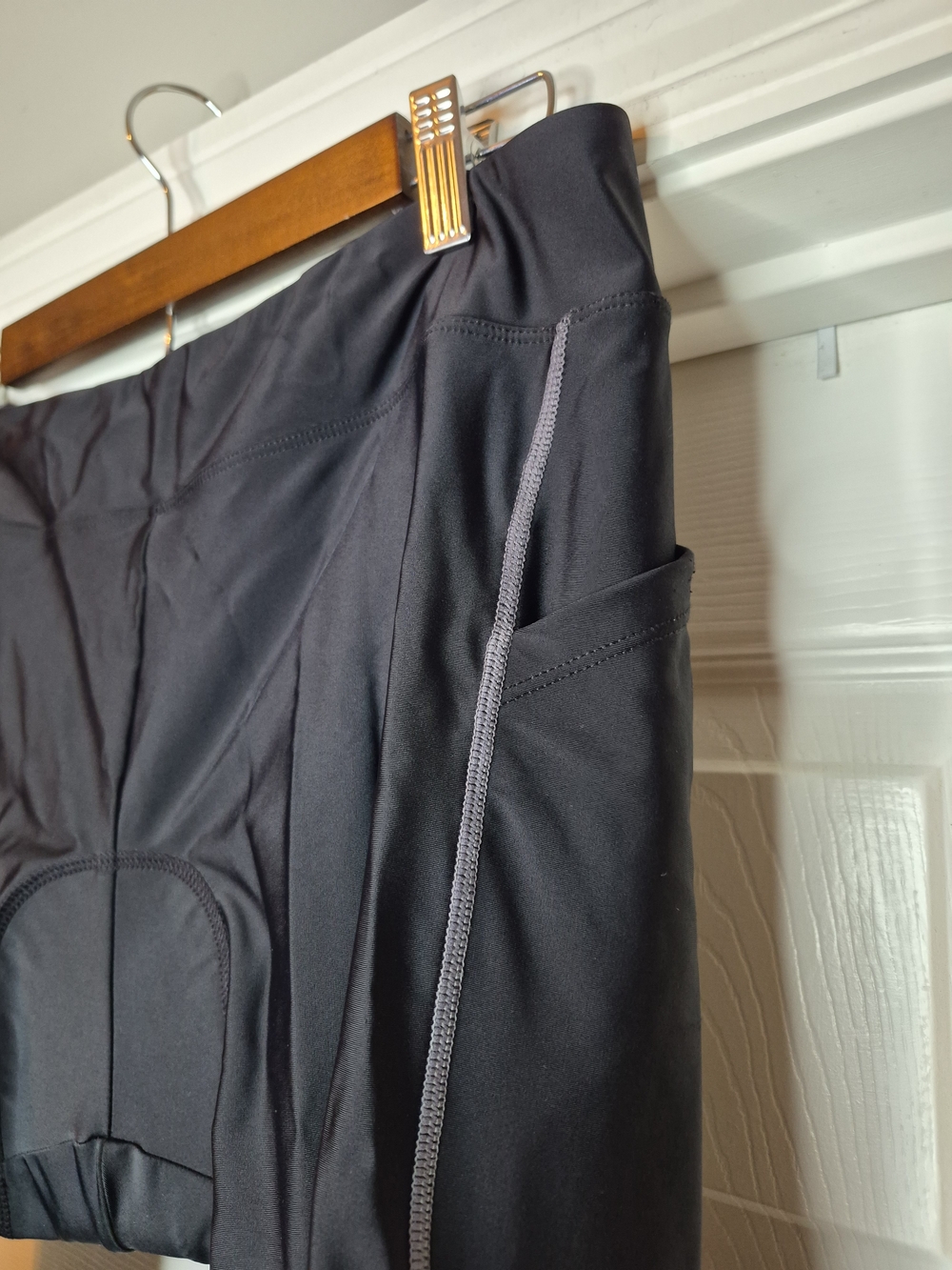 Bikewa Black Athletic Cycling Capri Pants Xl 4D Padded - Picture 2 of 14